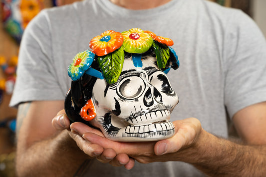 Dia De Los Muertos Frida Skull