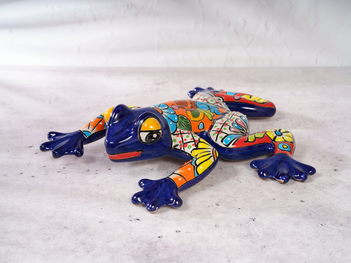 XL Frog - Wall Art - Cobalt