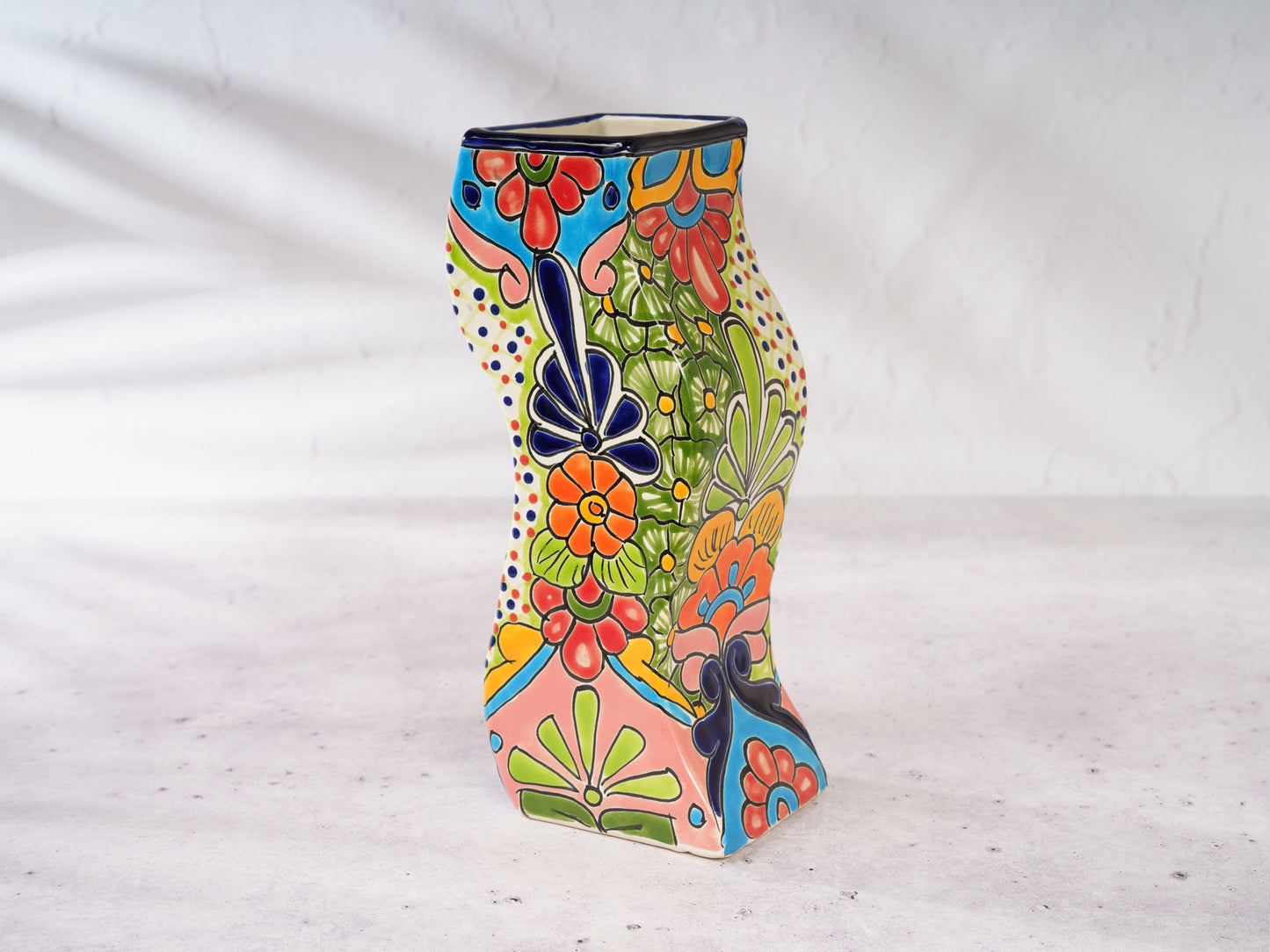 Zig Zag Vase - Multi-Color