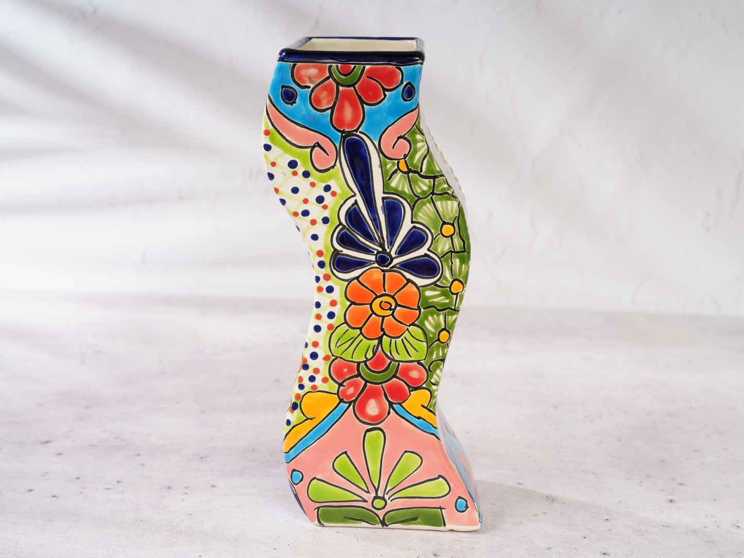 Zig Zag Vase - Multi-Color