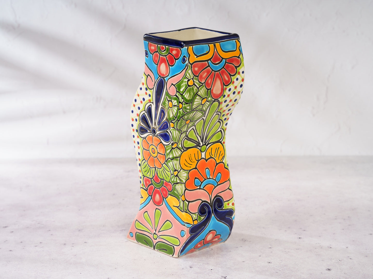 Zig Zag Vase - Multi-Color