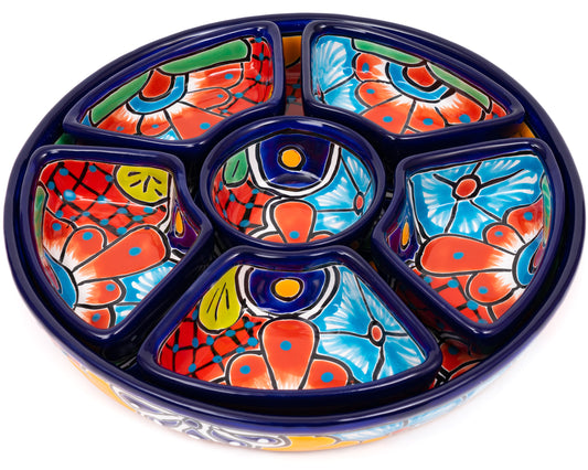 Circular Serving Set (7PC) - Cobalt