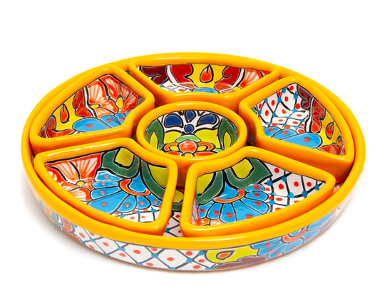 Circular Serving Set (7PC) - Marigold