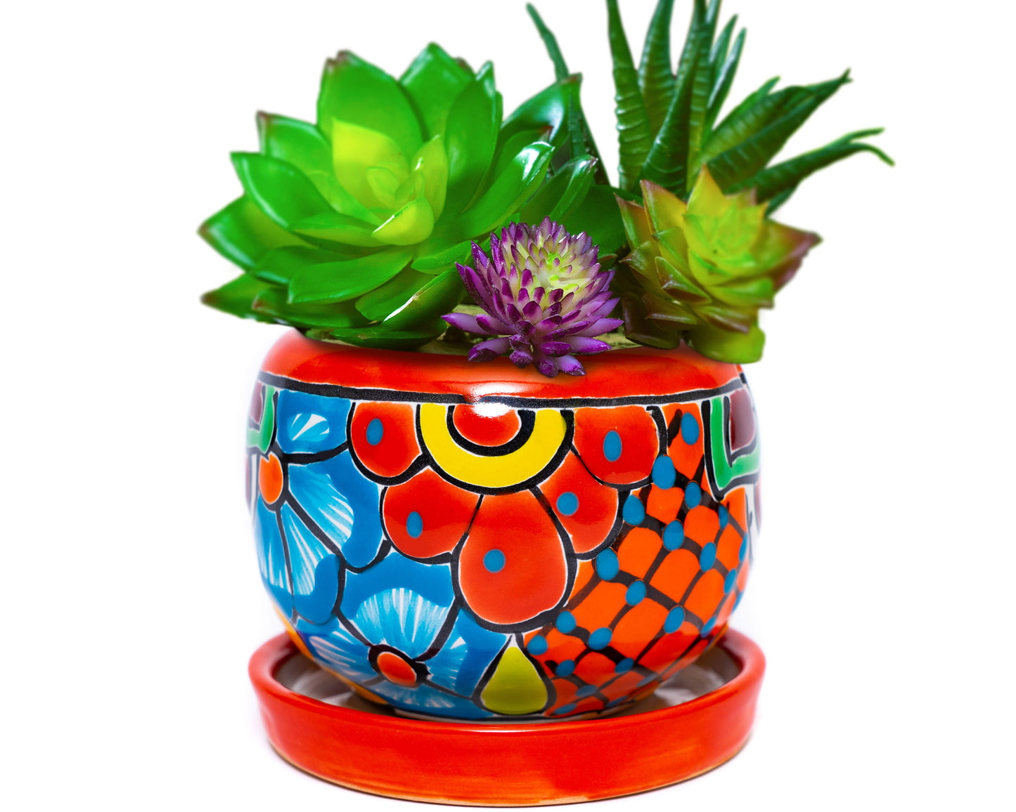 Bowl Planter - Small (2PC) - Red
