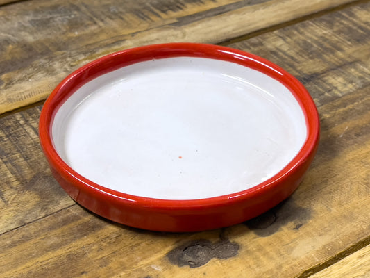 Circular Saucer - 5 Inch - Red