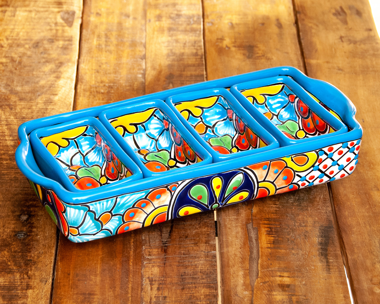 Rectangle Serving Set - (5PC) - Turquoise
