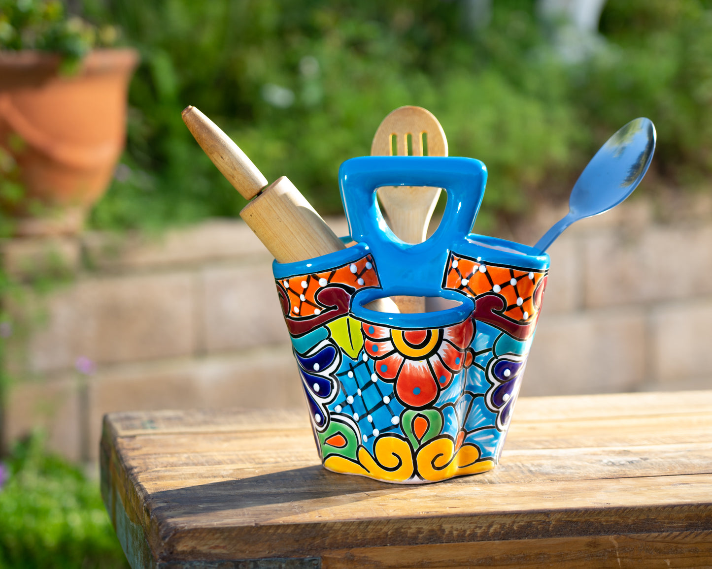 Utensil Caddy - Turquoise