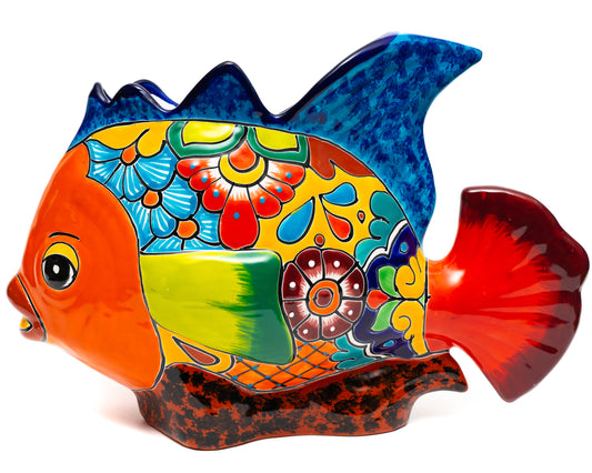 Large Fish Planter - Orange