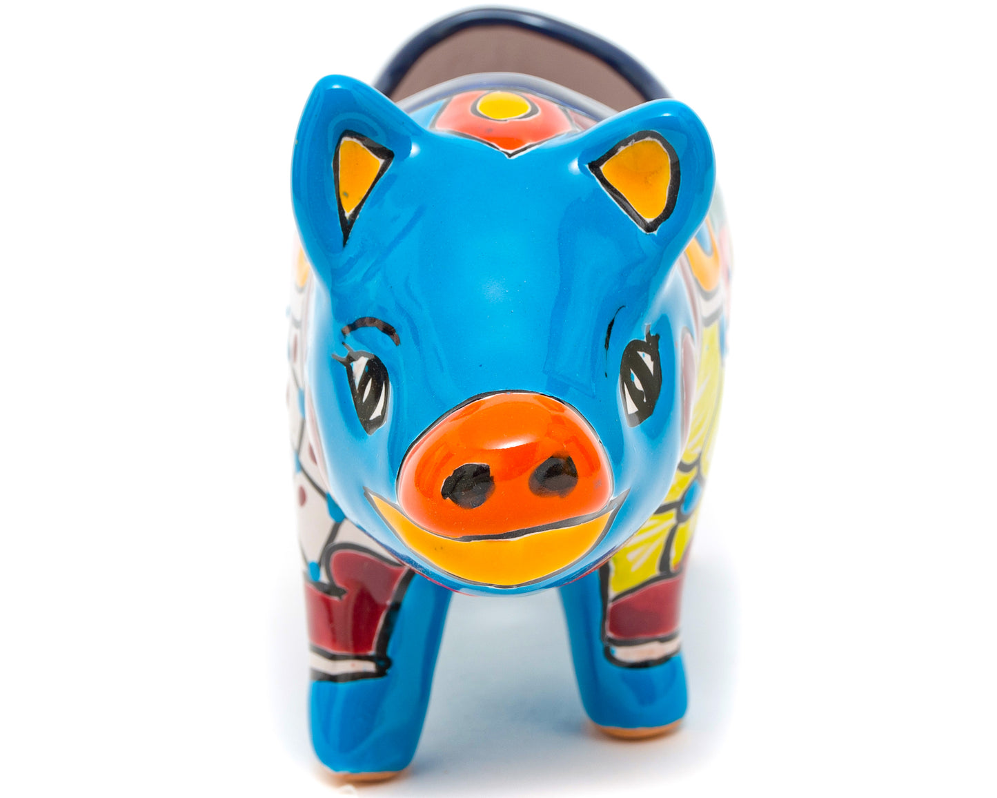 Piglet Pig Planter Small - Turquoise