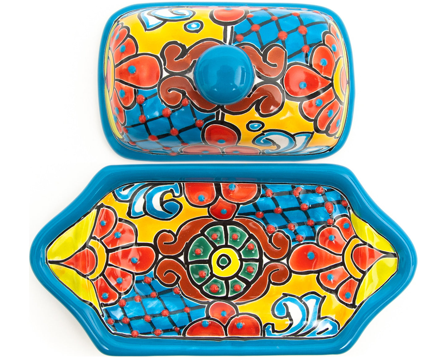Butter Dish - Turquoise
