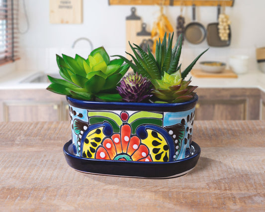 Oval Mini Planter (2PC) -  Multi-Color